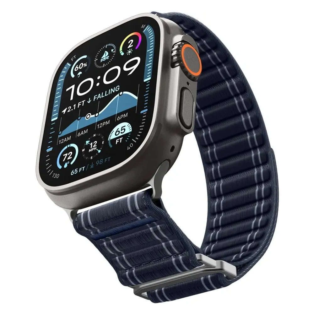 Pasek Spigen WBF0 Band Apple Watch 8 / 9 / 10 / 11 / Se / Ultra (44 / 45 / 46 / 49 Mm) Navy Pasek Spigen WBF0 Band Apple Watch 8 / 9 / 10 / 11 / Se / Ultra (44 / 45 / 46 / 49 Mm) Navy