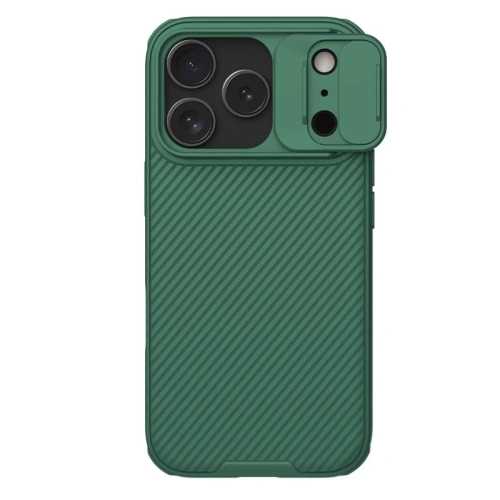 Etui Nillkin Camshield Pro z osłoną aparatu iPhone 17 Pro Dark Green / Zielony