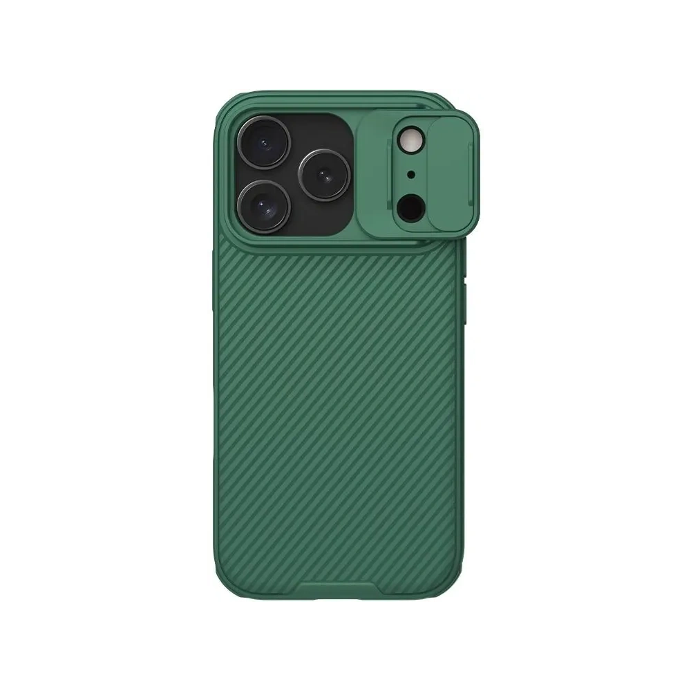 Etui Nillkin Camshield Pro z osłoną aparatu iPhone 17 Pro Dark Green / Zielony Etui Nillkin Camshield Pro z osłoną aparatu iPhone 17 Pro Dark Green / Zielony