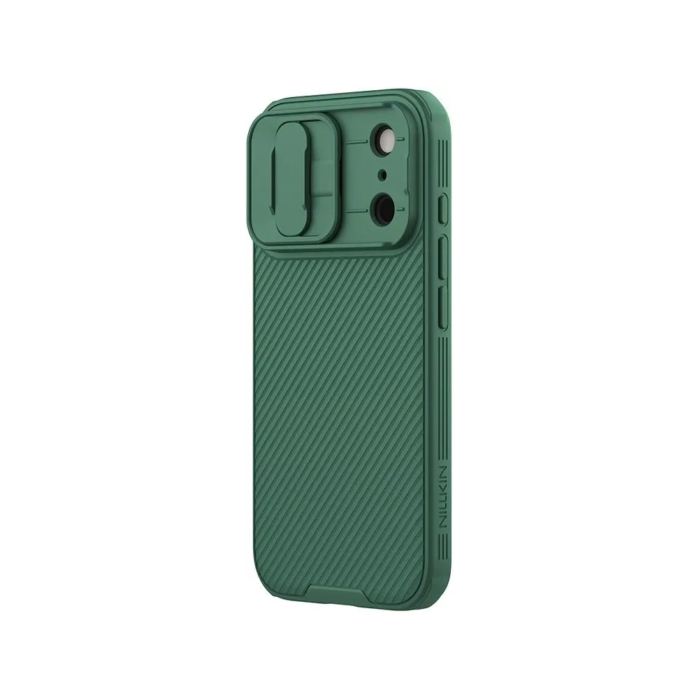 Etui Nillkin Camshield Pro z osłoną aparatu iPhone 17 Pro Dark Green / Zielony Etui Nillkin Camshield Pro z osłoną aparatu iPhone 17 Pro Dark Green / Zielony
