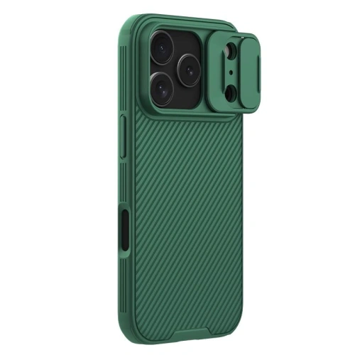 Etui Nillkin Camshield Pro z osłoną aparatu iPhone 17 Pro Dark Green / Zielony