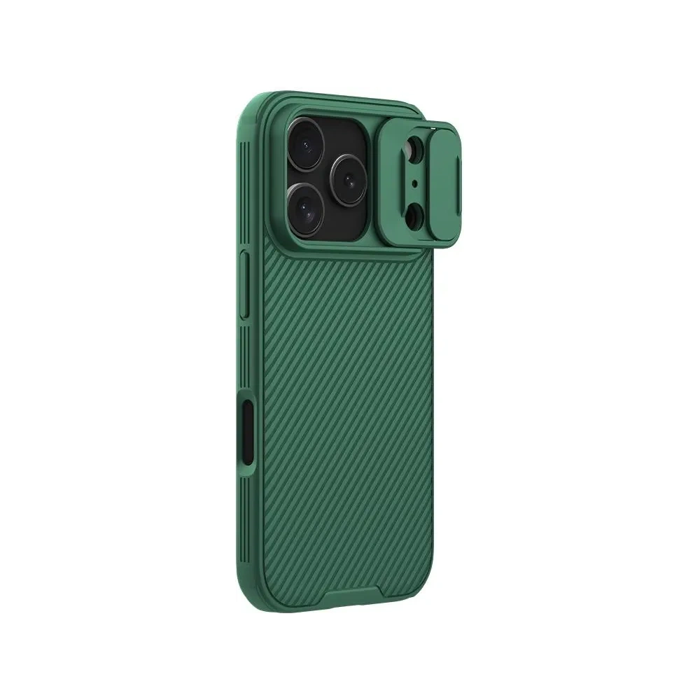 Etui Nillkin Camshield Pro z osłoną aparatu iPhone 17 Pro Dark Green / Zielony Etui Nillkin Camshield Pro z osłoną aparatu iPhone 17 Pro Dark Green / Zielony