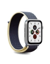 Nylonový pásek PURO Band Apple Watch 4/5/6/7/SE/8/9/Ultra 44/45/49mm (Modrý)