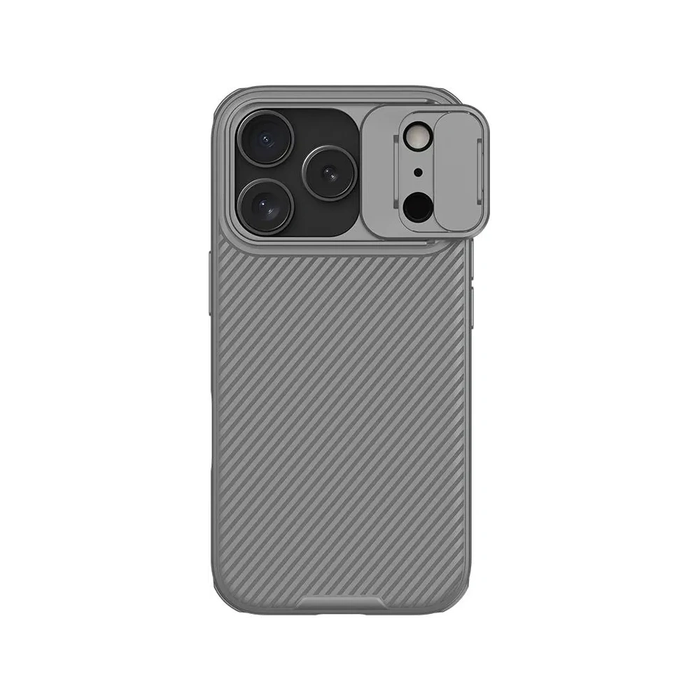 Etui Nillkin Camshield Pro z osłoną aparatu iPhone 17 Pro Titanium Gray / Szary Etui Nillkin Camshield Pro z osłoną aparatu iPhone 17 Pro Titanium Gray / Szary