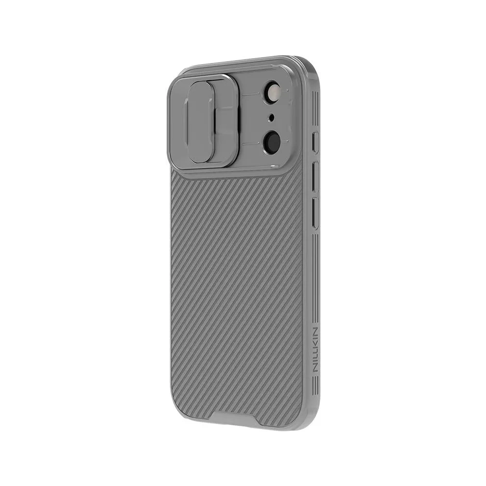 Etui Nillkin Camshield Pro z osłoną aparatu iPhone 17 Pro Titanium Gray / Szary Etui Nillkin Camshield Pro z osłoną aparatu iPhone 17 Pro Titanium Gray / Szary
