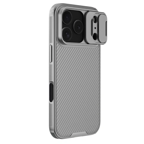 Etui Nillkin Camshield Pro z osłoną aparatu iPhone 17 Pro Titanium Gray / Szary