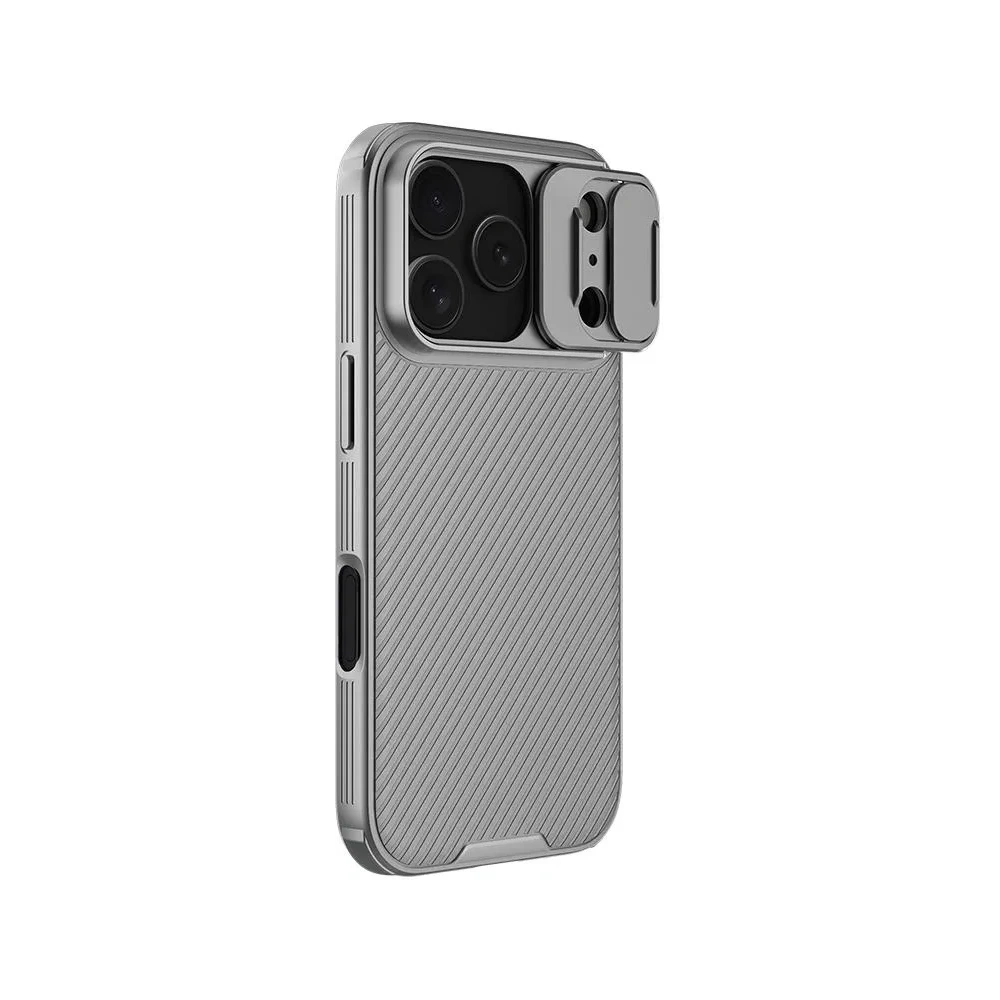 Etui Nillkin Camshield Pro z osłoną aparatu iPhone 17 Pro Titanium Gray / Szary Etui Nillkin Camshield Pro z osłoną aparatu iPhone 17 Pro Titanium Gray / Szary