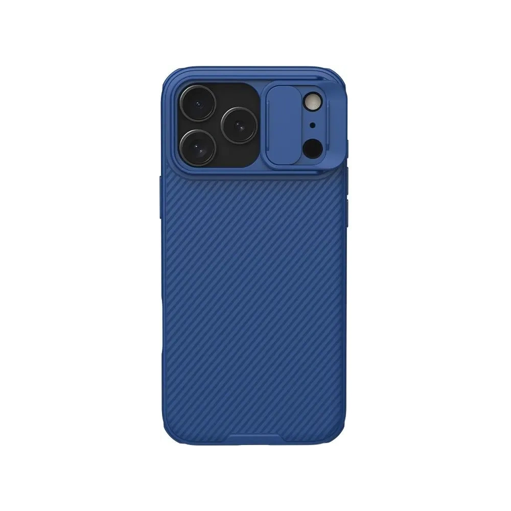Etui Nillkin Camshield Pro z osłoną aparatu iPhone 17 Pro Max Blue / Niebieski Etui Nillkin Camshield Pro z osłoną aparatu iPhone 17 Pro Max Blue / Niebieski