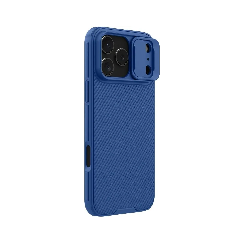 Etui Nillkin Camshield Pro z osłoną aparatu iPhone 17 Pro Max Blue / Niebieski Etui Nillkin Camshield Pro z osłoną aparatu iPhone 17 Pro Max Blue / Niebieski