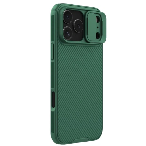 Etui Nillkin Camshield Pro z osłoną aparatu iPhone 17 Pro Max Dark Green / Zielony