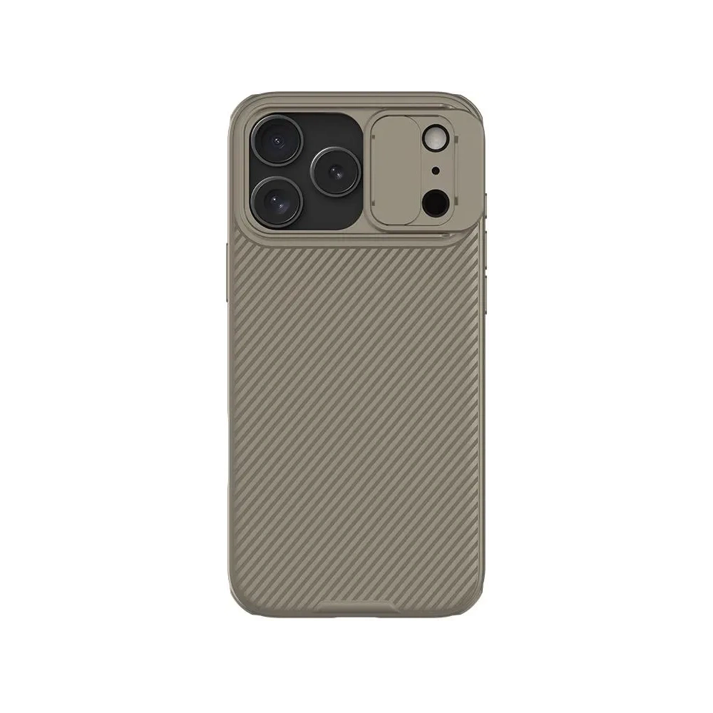 Etui Nillkin Camshield Pro z osłoną aparatu iPhone 17 Pro Max Golden / ZŁoty