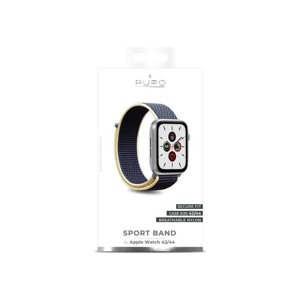 Hurtownia GSM - Nylonový pásek PURO Band Apple Watch 4/5/6/7/SE/8/9/Ultra 44/45/49mm (Modrý) - PUR199BLU - {ean13} - Hurt