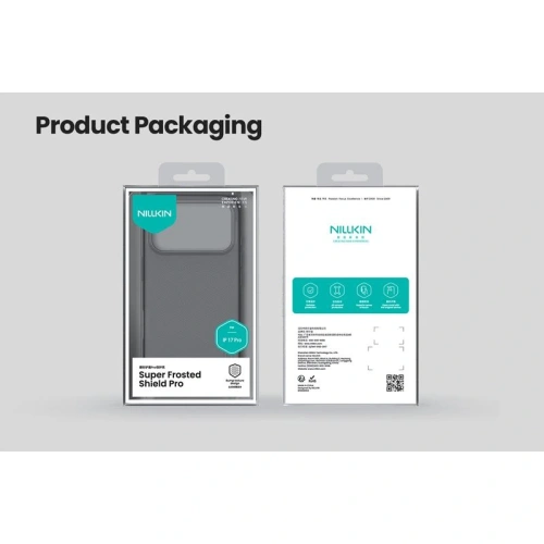 Etui Nillkin Super Shield Pro iPhone 17 Pro Transparent Black / Przezroczysty Czarny