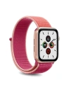 Nylonový pás PURO Band Apple Watch 4/5/6/7/SE/8/9/Ultra 44/45/49mm (Korálový/Růžový)