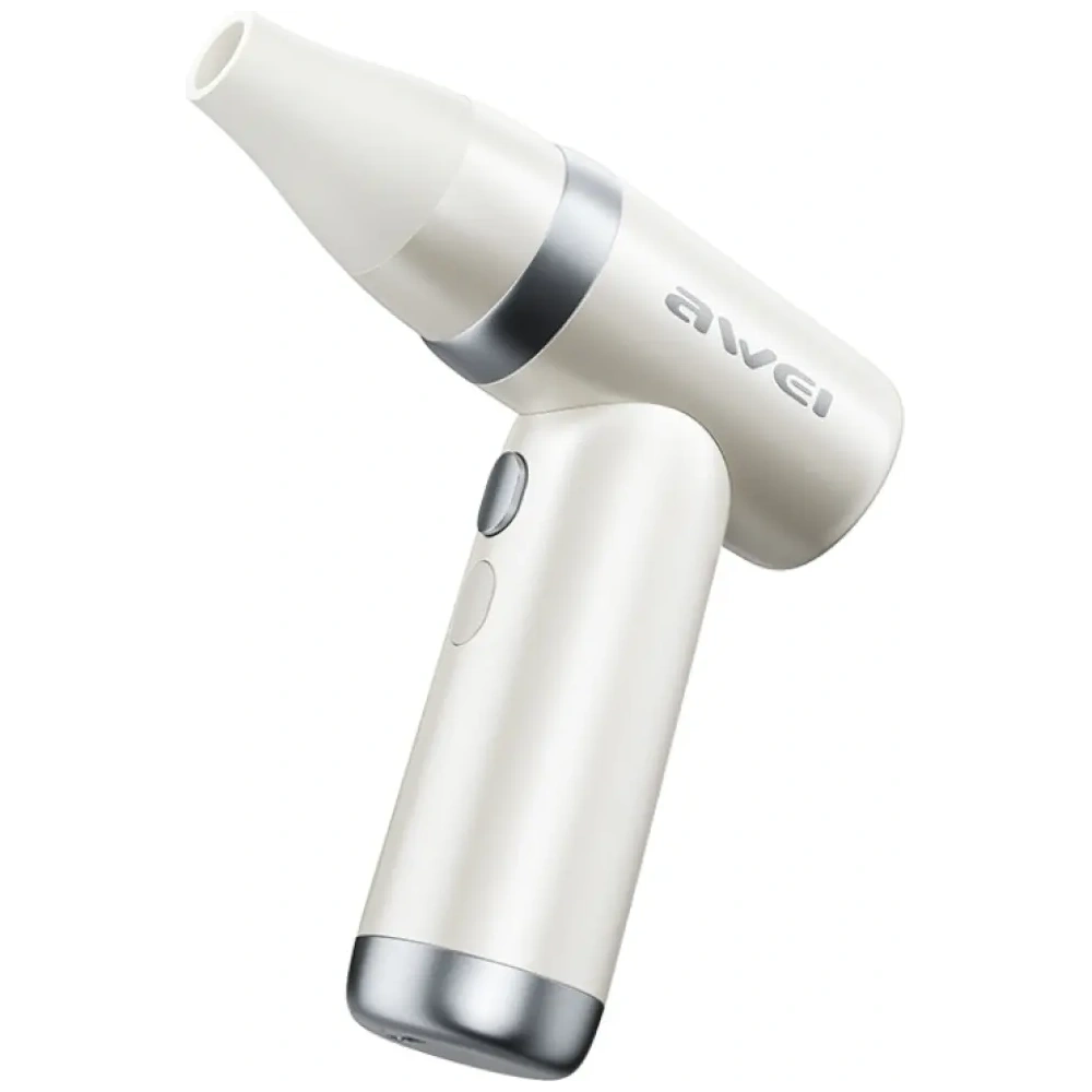 Wielofunkcyjny wiatrak AWEI F40 3w1 3300mAh biały