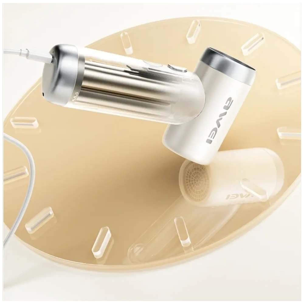 Wielofunkcyjny wiatrak AWEI F40 3w1 3300mAh biały