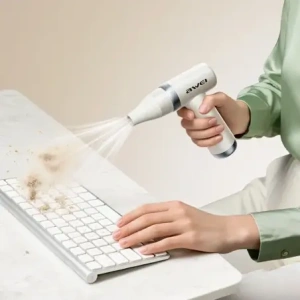 Wielofunkcyjny wiatrak AWEI F40 3w1 3300mAh biały