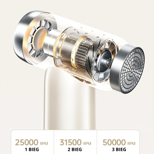 Wielofunkcyjny wiatrak AWEI F40 3w1 3300mAh biały