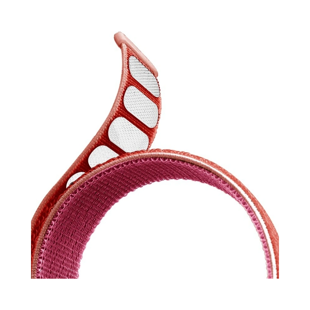 Wholesale PURO Band nylon strap for Apple Watch 4/5/6/7/SE/8/9/Ultra 44/45/49mm (Coral/Pink) - PUR200PNK - {ean13} - Hurt