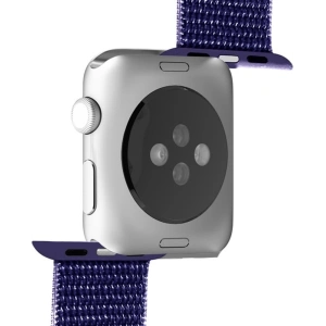 Nylon strap PURO Band Apple Watch 4/5/6/7/SE/8/9/Ultra 44/45/49mm (Navy/Black)