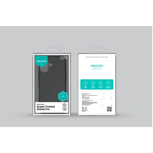 Etui Nillkin Super Shield Pro iPhone 17 Transparent Black / Przezroczysty Czarny