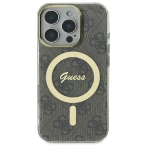 Etui Guess do Apple iPhone 16 Pro hardcase IML 4G MagSafe brązowy