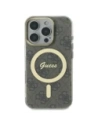 Etui Guess do Apple iPhone 16 Pro hardcase IML 4G MagSafe brązowy