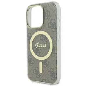 Etui Guess do Apple iPhone 16 Pro hardcase IML 4G MagSafe brązowy
