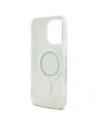 Etui Guess do Apple iPhone 16 Pro hardcase IML Rhinestones MagSafe biały