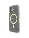 Etui Guess do Apple iPhone 16 Plus hardcase IML 4G MagSafe brązowy