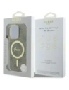 Etui Guess do Apple iPhone 16 Pro Max hardcase IML 4G MagSafe brązowy