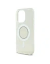 Etui Guess do Apple iPhone 16 Pro Max hardcase IML Rhinestones MagSafe biały