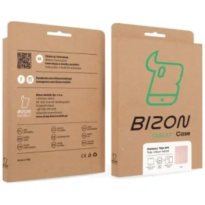 Etui z klapką Bizon Case Tab Clear Matt do Samsung Galaxy Tab S11 różowe