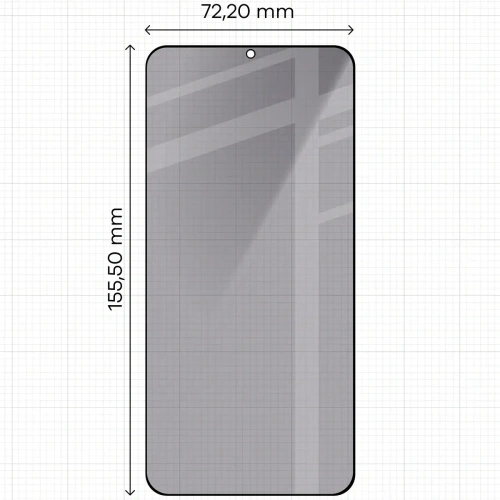 Prywatyzujące szkło hartowane Bizon Glass Edge Shadow Duo do Samsung Galaxy S25+ Plus / S24+ Plus przyciemniane z czarną ramką [2 PACK]