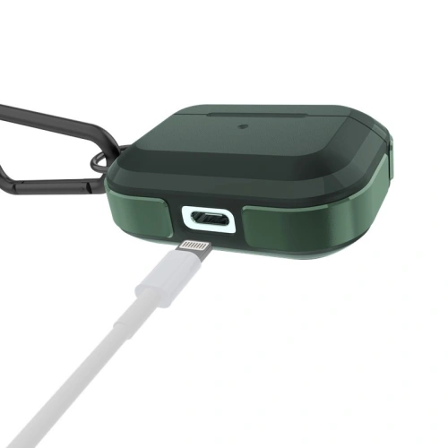 Pancerne etui X-Doria Defense Trek Apple AirPods Pro (Midnight Green)