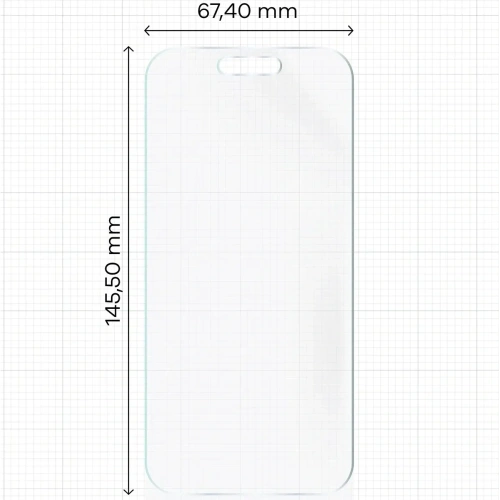 Folia matowa Bizon Glass Film Sun do Apple iPhone 17 Pro