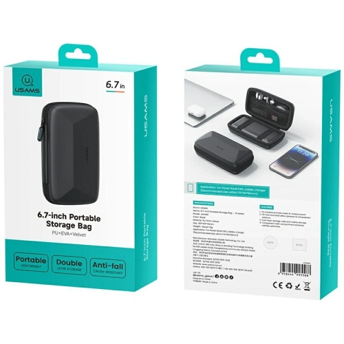 Etui / torba podróżna na akcesoria USAMS Series JX Jane06 czarny