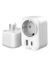Adapter / przejściówka Tech-Protect TA100 Travel Adapter US / EU White Adapter / przejściówka Tech-Protect TA100 Travel Adapter US / EU White