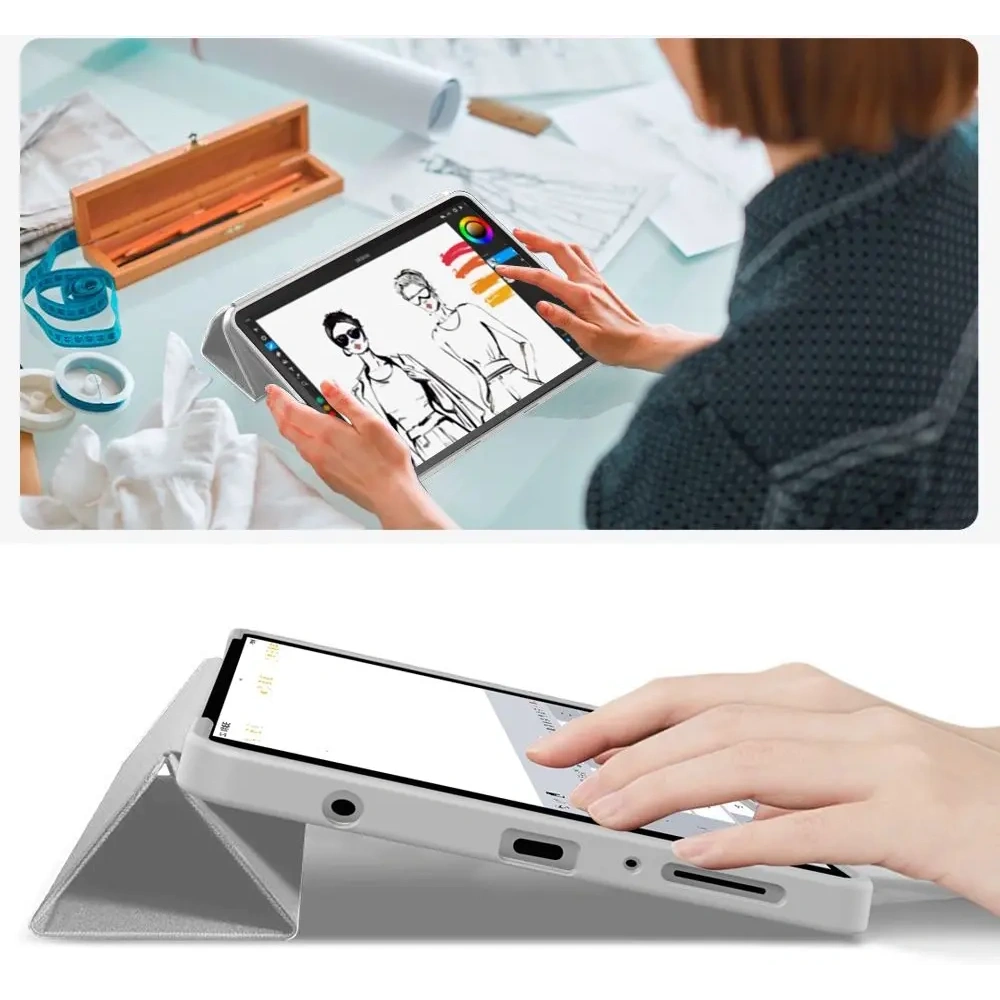 Etui Tech-Protect SmartCase do Samsung Galaxy Tab A9 / A11 8.7 X110 / X115 / X133 / X135 Grey Etui Tech-Protect SmartCase do Samsung Galaxy Tab A9 / A11 8.7 X110 / X115 / X133 / X135 Grey