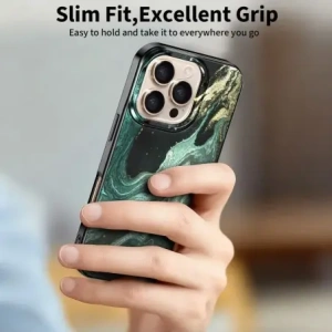 Etui Tech-Protect Lamano MagSafe do Apple iPhone 16 Pro Verde Aura