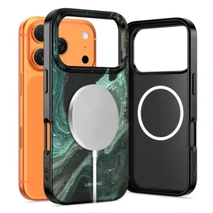 Etui Tech-Protect Lamano MagSafe do Apple iPhone 17 Pro Verde Aura