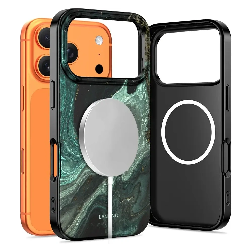 Etui Tech-Protect Lamano MagSafe do Apple iPhone 17 Pro Verde Aura