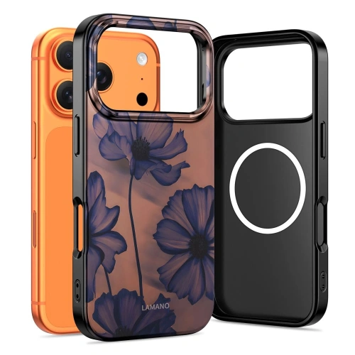 Etui Tech-Protect Lamano MagSafe do Apple iPhone 17 Pro Velvet Night