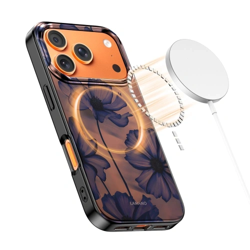 Etui Tech-Protect Lamano MagSafe do Apple iPhone 17 Pro Velvet Night