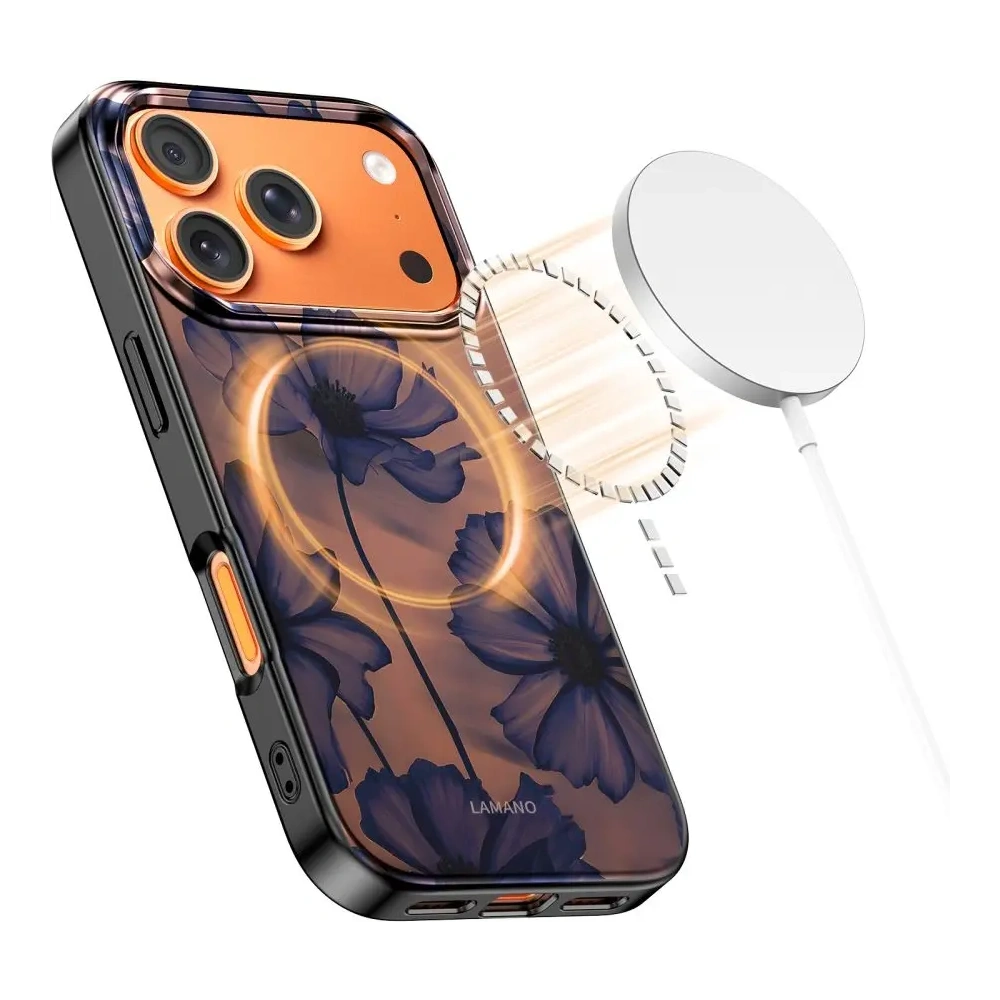 Etui Tech-Protect Lamano MagSafe do Apple iPhone 17 Pro Velvet Night