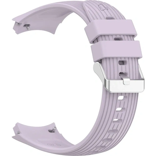 Silikonowy pasek Bizon Strap Watch Silicone T do Huawei Watch 5 46mm fioletowy