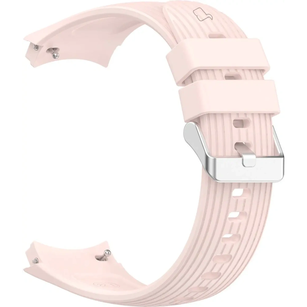 Silikonowy pasek Bizon Strap Watch Silicone T do Huawei Watch 5 46mm różowy