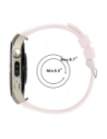 Silikonowy pasek Bizon Strap Watch Silicone T do Huawei Watch 5 46mm różowy