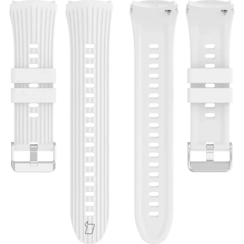 Silikonowy pasek Bizon Strap Watch Silicone T do Huawei Watch 5 46mm biały