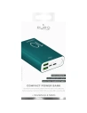 Hurtownia GSM - Powerbanka PURO Compact 10000mAh 2 x USB-A, 1 x USB-C, 15W, Li-Poly (zelená) - PUR203GRN - {ean13} - Hurt